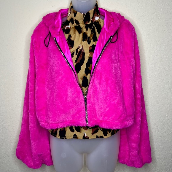 Yumeng Fushi Leopard Blouse Size S Sleeveless Stretch Halter Collar Shirt Top - Picture 6 of 13